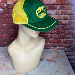 Vintage Ward Green and Yellow Snap Back Trucker Hat